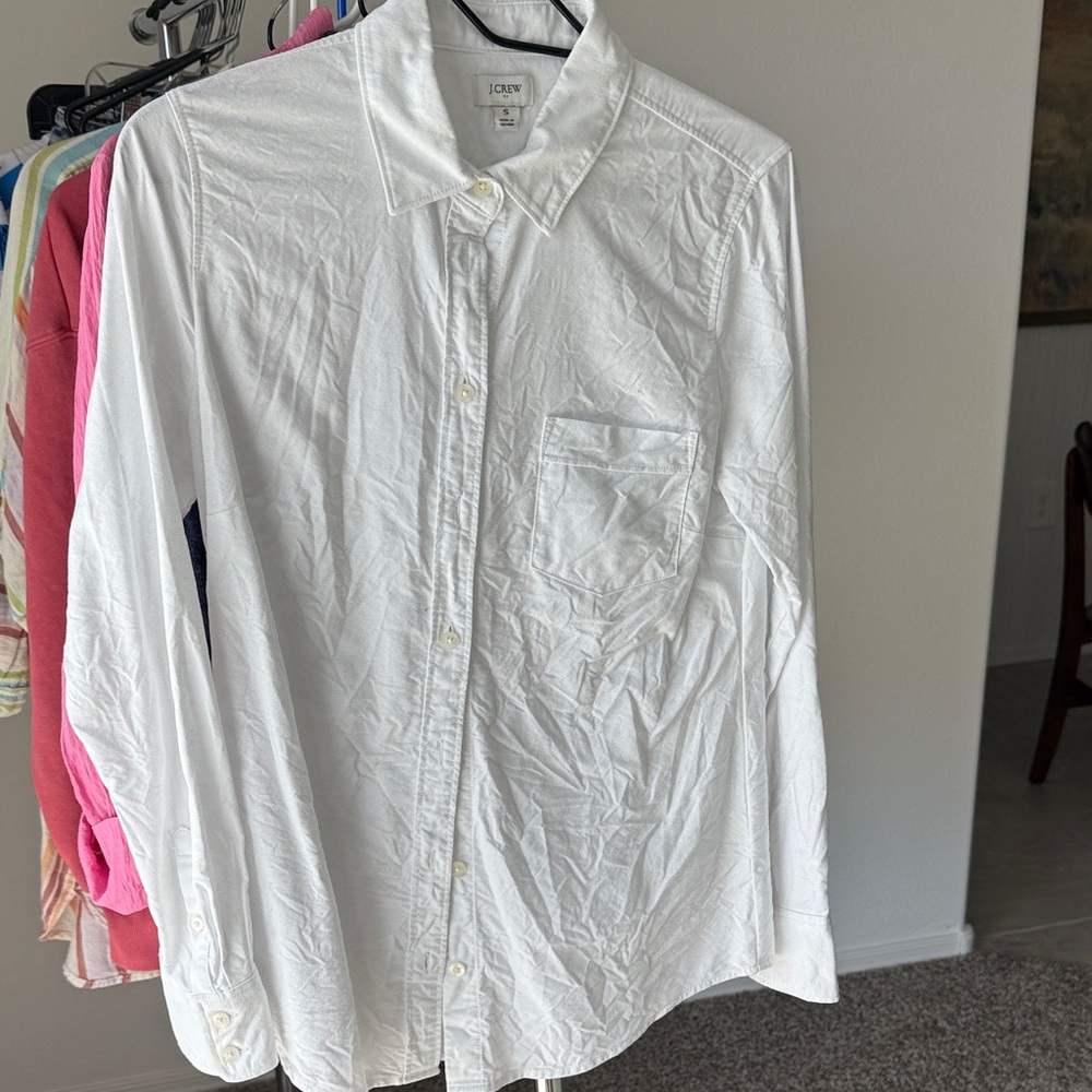 J. Crew Crisp White Long Sleeve Shirt